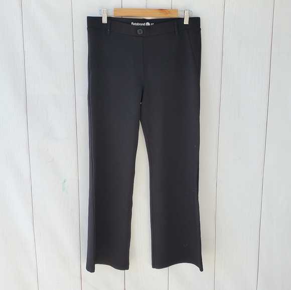 Betabrand black yoga pants bootcut - Picture 2 of 10